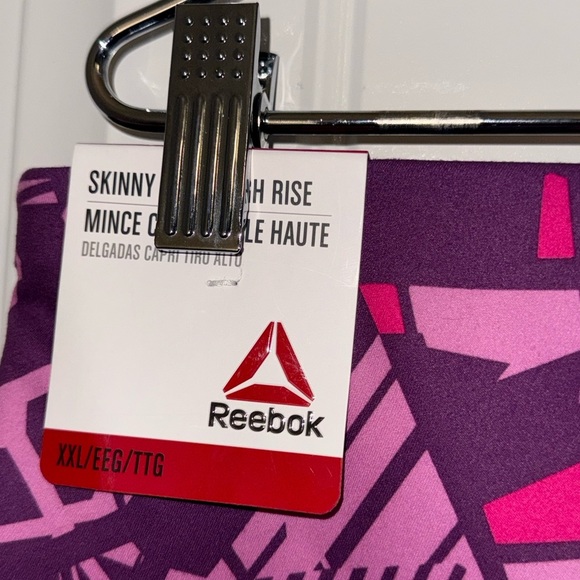 Reebok Purple Geometric Leggings - Picture 9 of 11